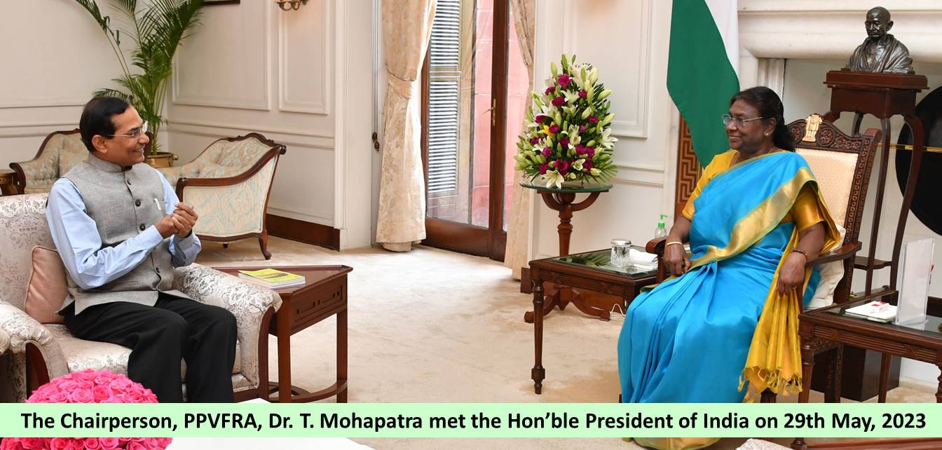 The Chairperson, Dr. T. Mohapatra met the Hon’ble President of India on 29th May, 2023